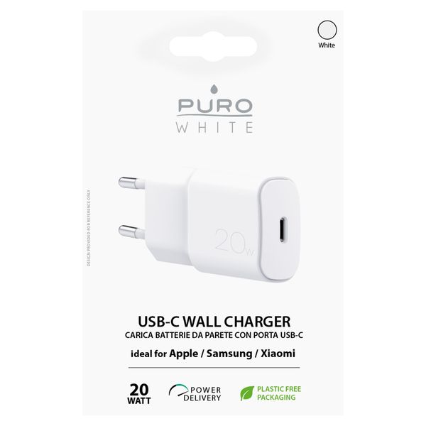 Ładowarka sieciowa USB-C 20W PD - biała zdjęcie 2