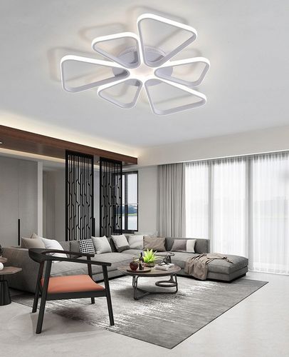 Lampa NICEA VI Wifi sufit PLAFON żyrandol 68cm LED Tuya Wobako na Arena.pl