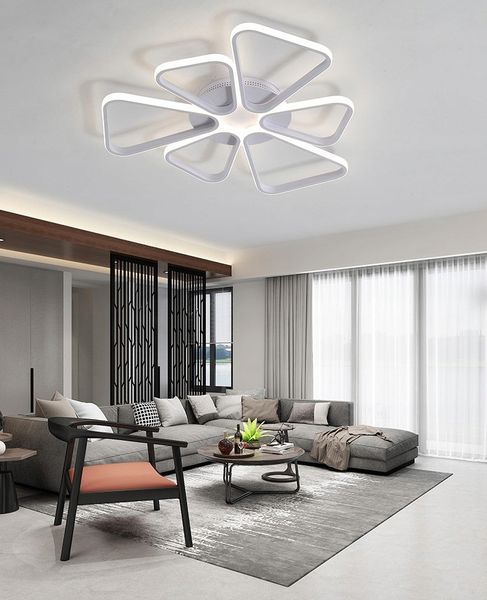 Lampa NICEA VI Wifi sufit PLAFON żyrandol 68cm LED Tuya Wobako zdjęcie 5