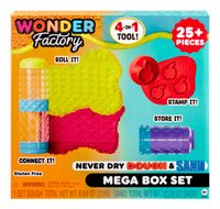 WONDER FACTORY NIE WYSYCHAJĄCY PIASEK KINETYCZNY I SLIME 595298 1SZT MIX