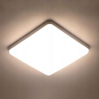 LAMPA SUFITOWA PLAFON LED BIAŁY KWADRATOWY NOWOCZESNA SALONU IP40 36W 4000K