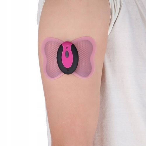 Elektrostymulator Stymulator Mięśni Brzucha + Żelowe Nakładki Motylki 4 szt na Arena.pl