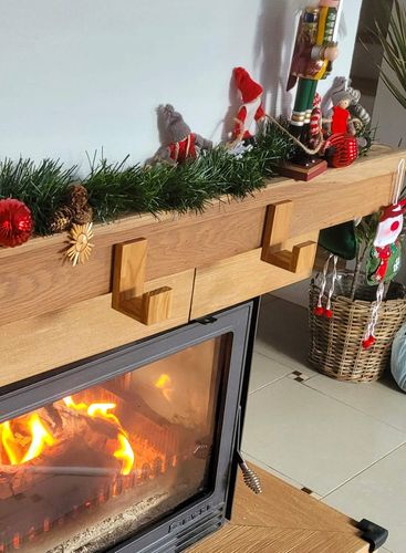 Drewniany Wieszak Samoprzylepny na Skarpety Prezenty Kominek Dębowy Haczyk na Arena.pl