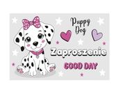 Zaproszenia urodzinowe Piesek Dalmatyńczyk, 10 szt.