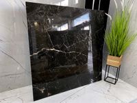 Duże czarne płyty polerowane CZARNY MARMUR gres 120x120 WYSOKI POŁYSK Tanio