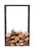 STOJAK LOFT METALOWY CZARNY NA DREWNO KOMINKOWE PRODUKT POLSKI