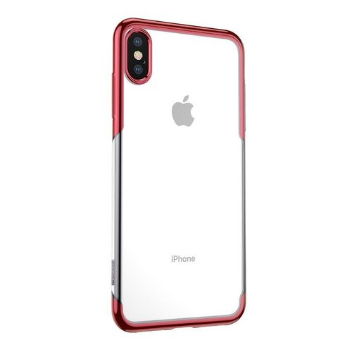 Przezroczyste Etui Baseus Shining Case Do Iphone X / Xs (Czerwone) na Arena.pl
