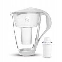 Szklany dzbanek filtrujący Dafi CRYSTAL 2l biały