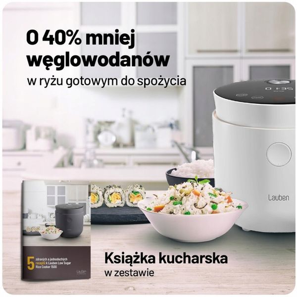 Ryżowar Urządzenie Do Gotowania Ryżu Low Sugar Rice Cooker + Akcesoria zdjęcie 7