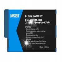 BATERIA AKUMULATOR NEWELL AHDBT-901 do GOPRO HERO 9 10 11 12 1730MAH 3.7V