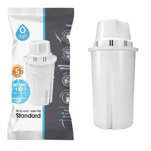 Dzbanek filtrujący szklany do wody Dafi CRYSTAL LED Szary + wkład na Arena.pl