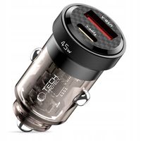 2-PORTOWA MAŁA SZYBKA ŁADOWARKA SAMOCHODOWA TYPE-C DO IPHONE 12 13 14 15 16