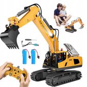 KOPARKA SPYCHACZ XXL DUŻA ZDALNIE STEROWANA NA PILOTA DLA DZIECI NA BATERIE