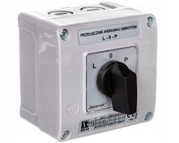 ŁĄCZNIK KRZYWKOWY 16A 3P 400V L-O-P W OBUDOWIE IP65 SPAMEL SK16-3.8368\OB11