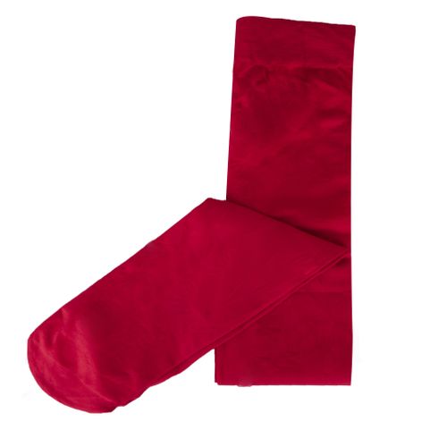 Rajstopy gładkie czerwone z microfibry 40 DEN  140-146 na Arena.pl