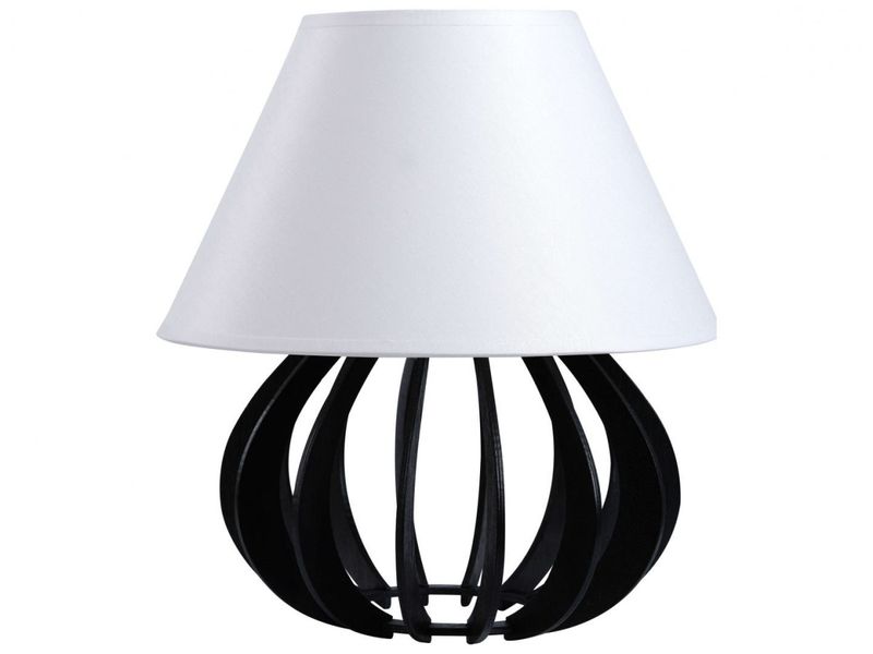 Lampka nocna 1xE27 NORA BLACK WHITE 962 zdjęcie 1