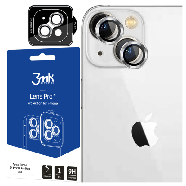 Apple iPhone 14 - 3mk Lens Protection Pro Silver zdjęcie 1
