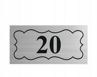 TABLICZKA nierdzewna laminat Z GRAWEREM numer pomieszczenia cyfra na drzwi