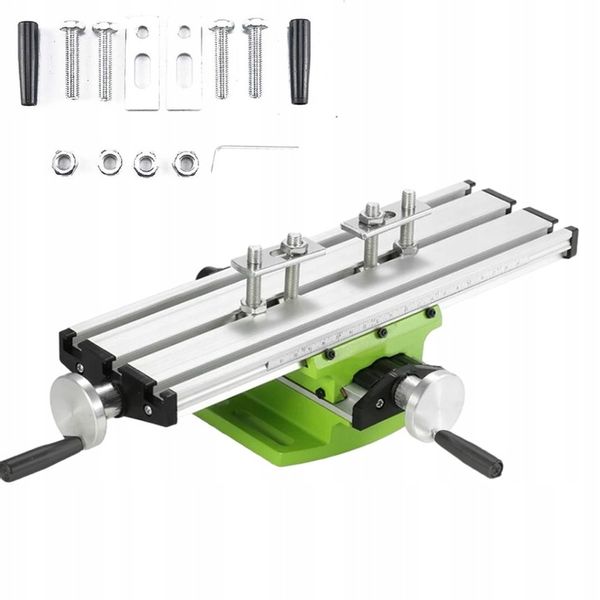 Stół przesuwny z trzema rowkami T do wiertarek i frezarek do wiertarek zdjęcie 4