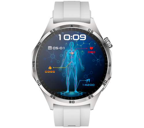 SMARTWATCH męski Rubicon F38 silver/grey silicon PROF na Arena.pl