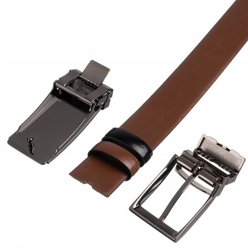 Męski pasek skórzany do spodni Peterson prezent dwustronny wymienne na Arena.pl