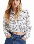 Desigual Hand Drawn Print Shirt rozm.L
