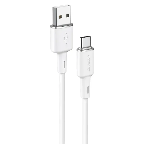 Acefast kabel USB - USB Typ C 1,2m, 3A biały (C2-04 white) zdjęcie 1