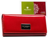 portfel damski skórzany ptn ph24-1-saf-1949 red