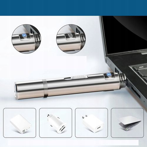 Wskaźnik laserowy dla kota USB 3w1 latarka UV na Arena.pl