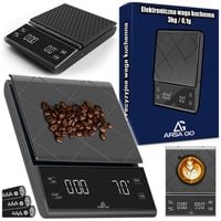 WAGA KUCHENNA PRECYZYJNA 3000g / 0,1g WYŚWIETLACZ LICZNIK DO PARZENIA KAWY