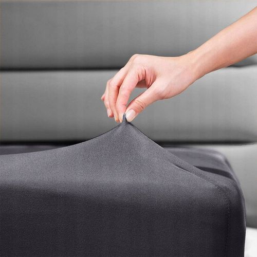 Bawełniane Prześcieradło z Gumką 160x200 Miękkie Kolor Ciemnoszary Jersey na Arena.pl