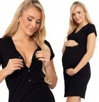 KOSZULA CIĄŻOWA NOCNA DO KARMIENIA NA NAPY M