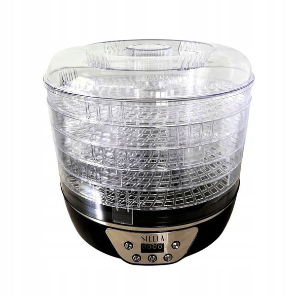 MOCNA SUSZARKA SPOŻYWCZA 520W DO GRZYBÓW OWOCÓW ZIÓŁ 5 SIT STELLA STSG-520 zdjęcie 4