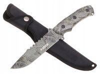 NÓŻ MYŚLIWSKI Taktyczny WOJSKOWY Survivalowy KABURA N202