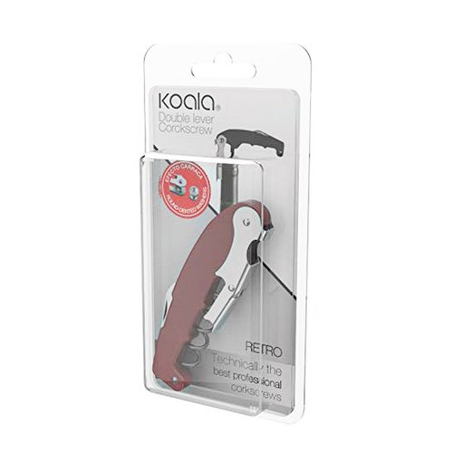 Korkociąg Koala Retro Bordeaux Stal na Arena.pl