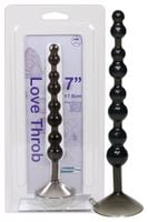Love Throb 17,8 cm Koraliki analne czarne