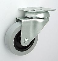 koło meblowe tworzywo+guma 60mm obudowa skrętna m62t - kl060 skr g