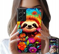 ETUI DO SAMSUNG GALAXY S21 Ultra - KOLOROWE WZORY KOALA ZWIERZĘTA + FOLIA