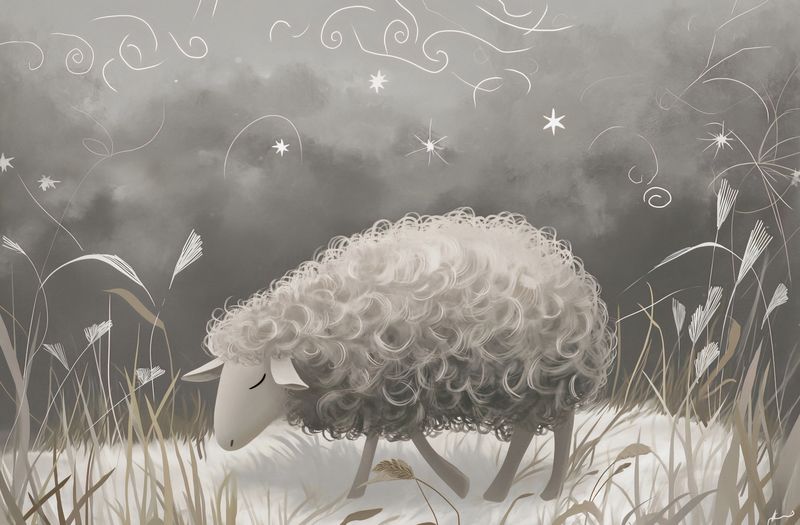 Plakat 91,5x60cm Bujna Owca zdjęcie 1