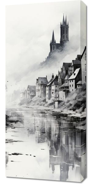 Obraz 40x90cm Mglisty Refleks zdjęcie 1
