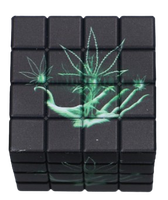 Młynek do Tytoniu w Kształcie Kostki Rubika - Gentelo Czarnego