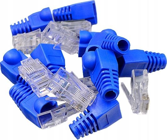 ZESTAW NARZĘDZI SIECIOWYCH DO WTYKÓW PRZELOTOWYCH RJ45 TESTER ZACISKARKA zdjęcie 10