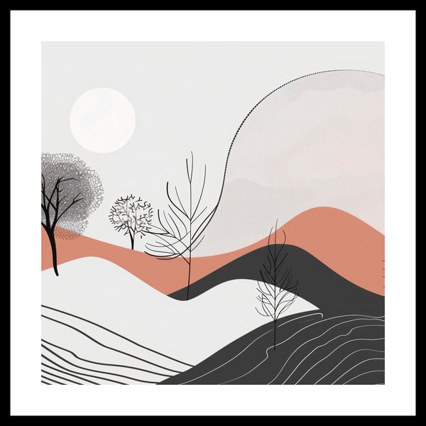 Plakat 50x50cm Półcień Widoku zdjęcie 3