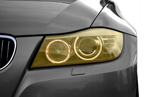 FOLIA DO LAMP 0,3 X 0,5M - ŻÓŁTA na Arena.pl