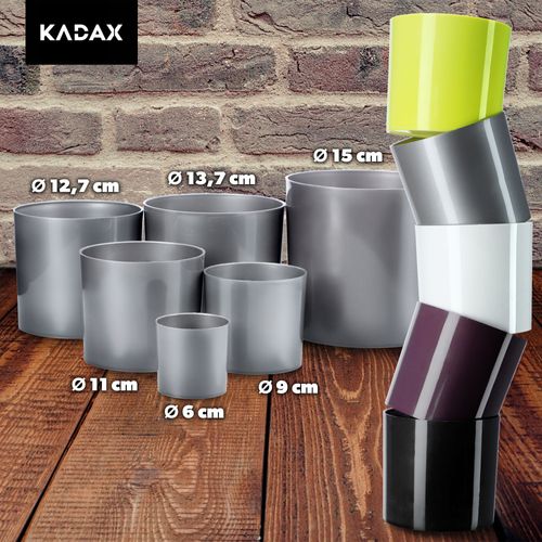 DONICZKA OSŁONKA NA KWIATY OKRĄGŁA SREBRNA 6 CM na Arena.pl