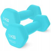 HANTELKI WINYLOWE DO TRENINGU FITNESS OBCIĄŻENIE WZMOCNIENIE MIĘŚNI