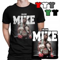KOSZULKA T-SHIRT MĘSKI WZORY - IRON MIKE TYSON BOKS MMA WALKI KLATKA - M