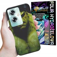 ETUI DO OPPO A79 5G - HULK AVENGERS SPIDERMAN MARVEL + FOLIA