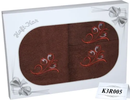 PREZENT KOMPLET TRZECH GRUBYCH RĘCZNIKÓW Z HAFTEM na Arena.pl