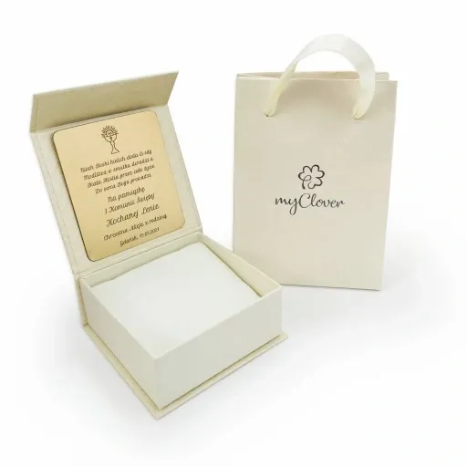 ZŁOTY KRZYŻYK ŁAŃCUSZEK 333 NA KOMUNIĘ CHRZEST zdjęcie 7